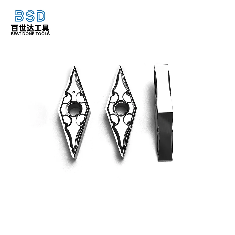 Insertos de carburo de torneado CNC VNGG160404-HA - Herramienta de alta precisión para mecanizado de aluminio - imagen 4