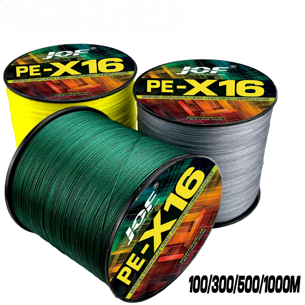 Línea de pesca trenzada de 8 hebras, 9 hebras, 16 hebras, 100m, PE, hilo Multicolor de fuerte resistencia, 18LB-200LB, accesorio de pesca de carpa - imagen 4