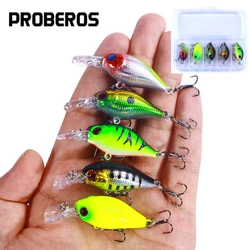Proberos Señuelos Crankbait Wobblers para Lubina