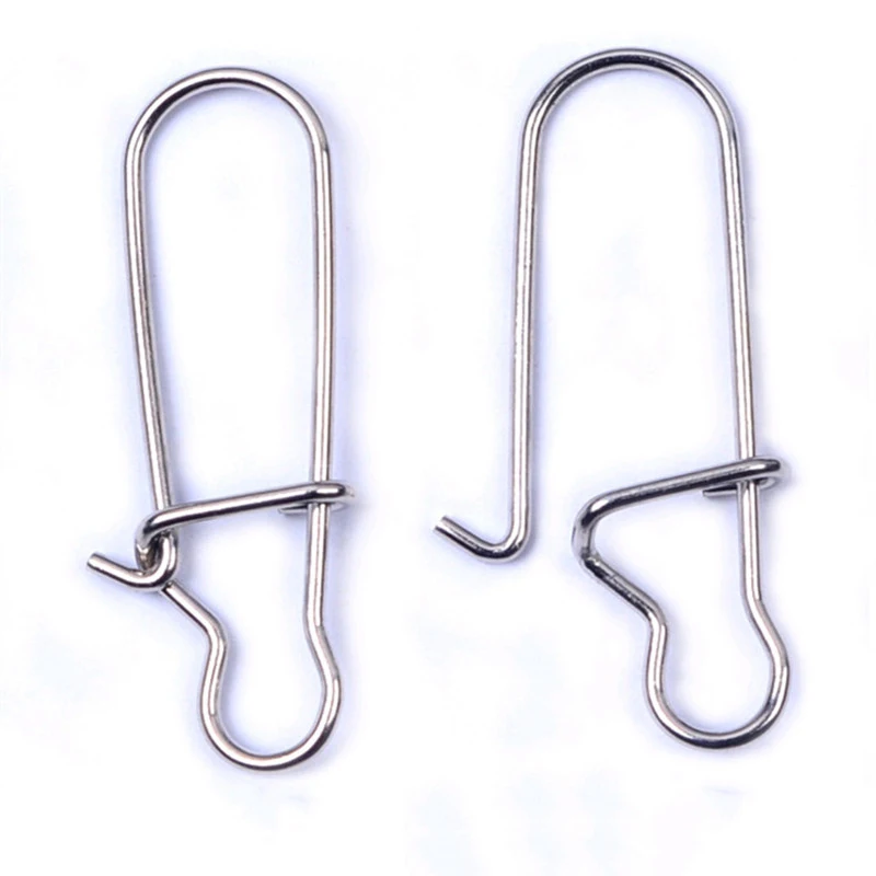 Venta al por mayor a granel 2000 Uds SUS304 conector de Pin de presión de Pesca Clip de bloqueo cebo giratorio enlace de señuelo accesorios de Pesca aparejos de Pesca - imagen 5