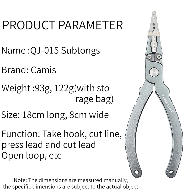 ZYZ alicates de pesca de aluminio aeroespacial de alta calidad, herramientas de pesca multifuncionales para agua dulce y salada, cortador de línea de extracción de anzuelos - imagen 5