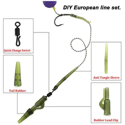 Clips de plomo cuello giratorio fundas antienredos para carpa
