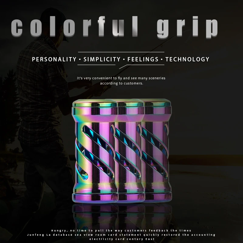 Perilla de mango de carrete de pesca de Metal, carpa lagarto, pinza única colorida, accesorios de pesca como malla para peces - imagen 2