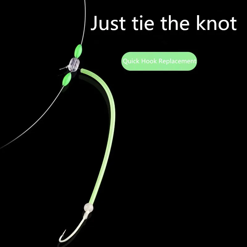 100 brocas de enchufe transparente de 47mm/50mm, cuentas cruzadas de pesca, bolas flotantes, cuentas dobles, frijoles espaciales luminosos - imagen 3