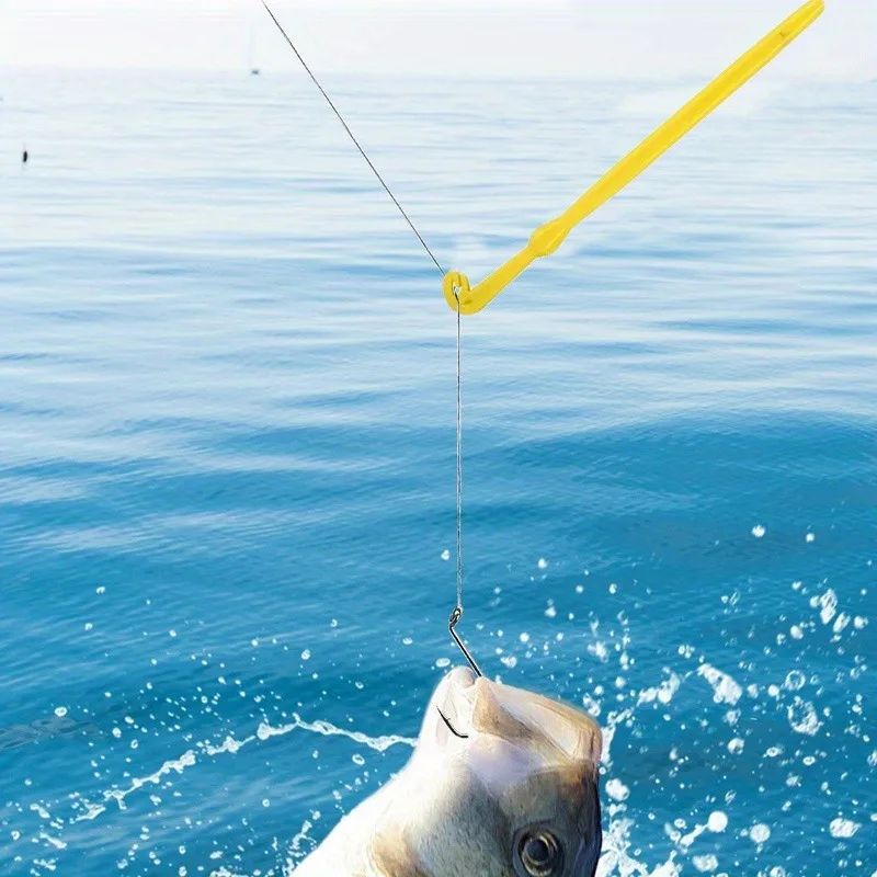Ackibbik-Herramienta de atado de nudos de pesca, 2 piezas, herramienta de atado de anzuelos, removedor de anzuelos, separador de peces, accesorios de pesca de carpa - imagen 5