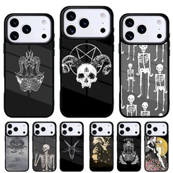 Funda iPhone con diseño cráneo de cerdo y carcasa trasera