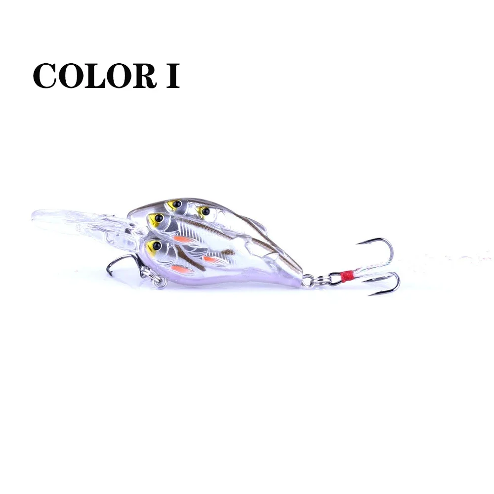 Señuelo de pesca colorido diseñado para una captura efectiva