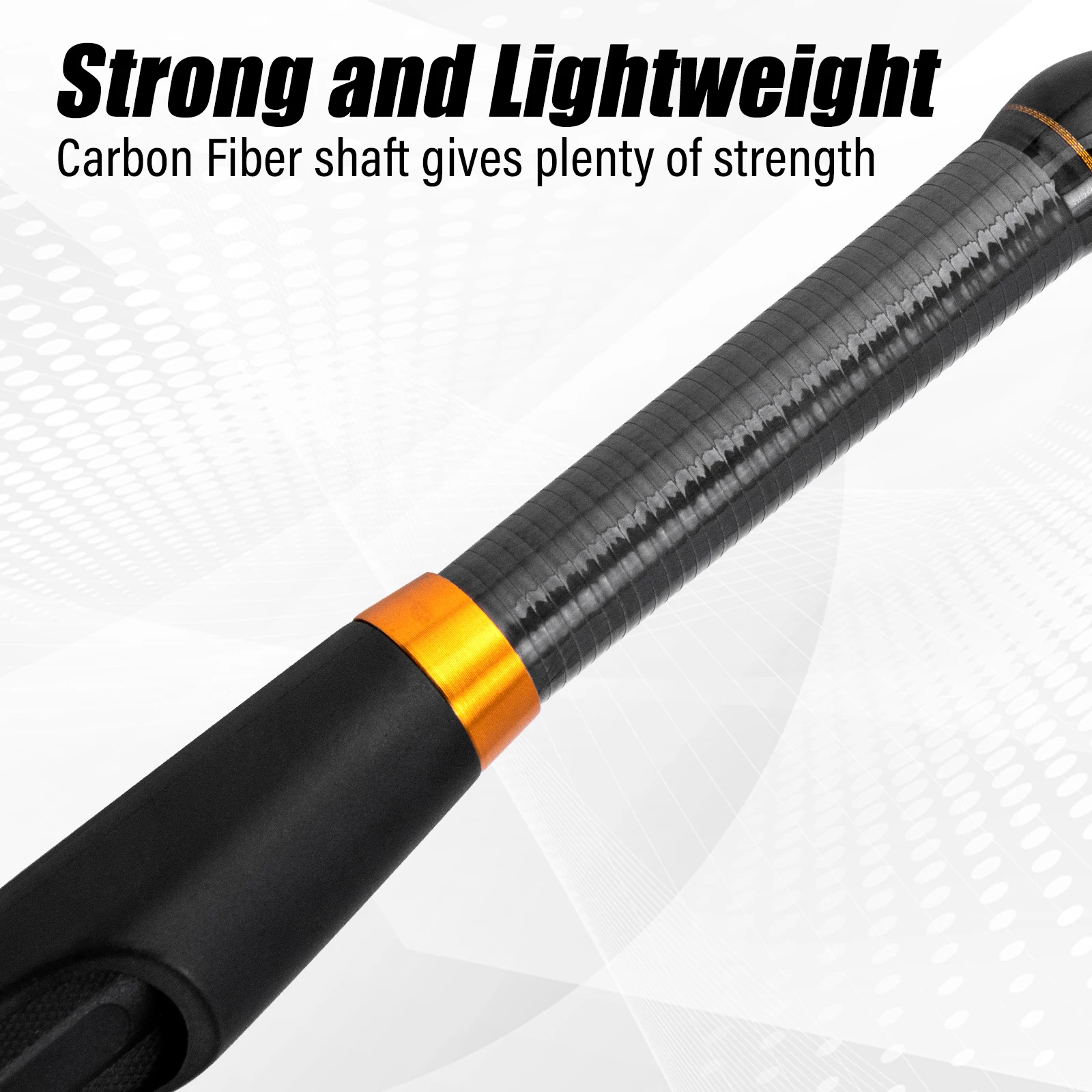 Caña de pescar telescópica de 1,8-3,6 M, cuerpo de fibra de carbono, anillo guía de cerámica, mango de corcho antideslizante, poste ligero Power M para viajes y Surf - imagen 4