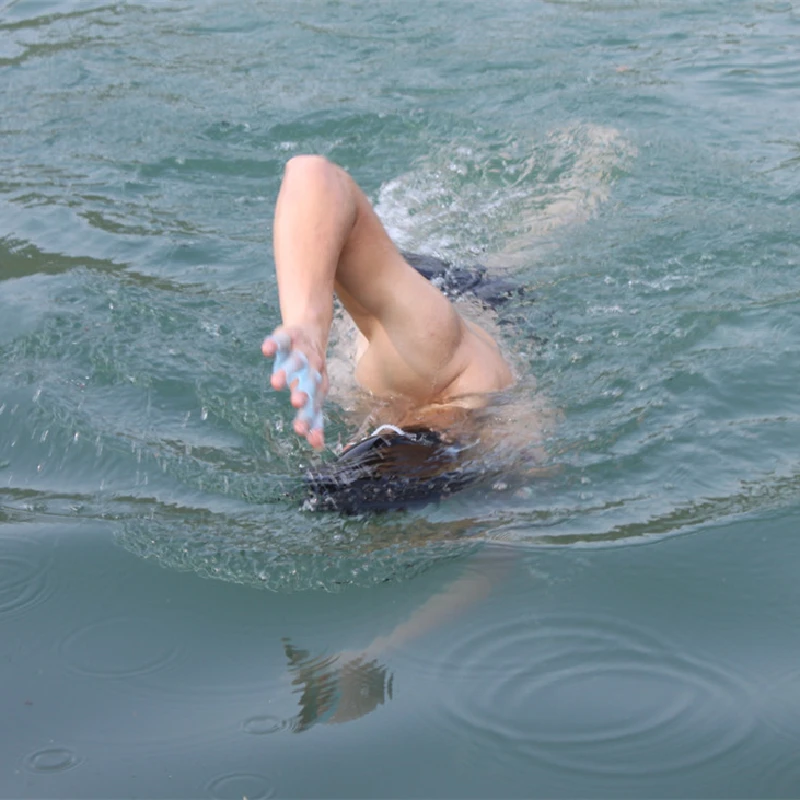 Rana de silicona para adultos y adolescentes, equipo de natación de silicona con cincha manual, garra de rana para nadar y bucear - imagen 3