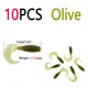 10pcs Olive