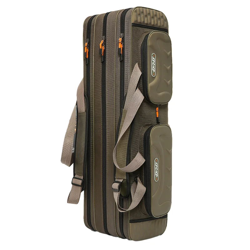 Bolsa de almacenamiento de cebo para carrete de caña de pescar de gran capacidad, bolsas Oxford de 80cm-130cm de espesor, bolsa de almacenamiento de herramientas para caña de pescar, bolsa de Pesca para hombres - imagen 3