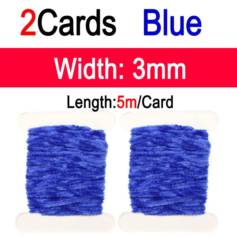 2pcs Blue 3mm