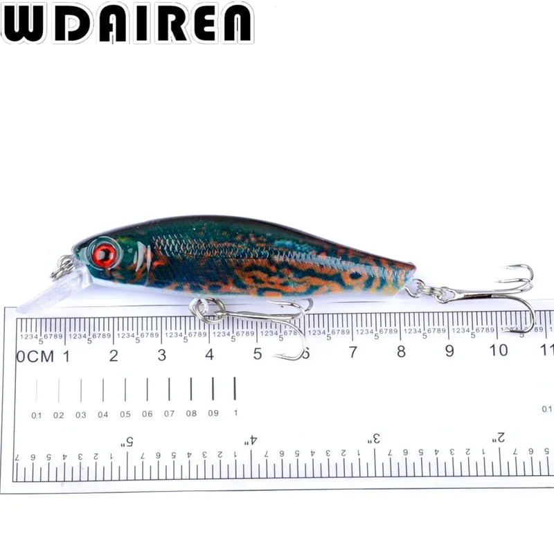 Señuelo duro Wobbler Minnow 8,5 cm – Crankbait con anzuelos triples - imagen 5