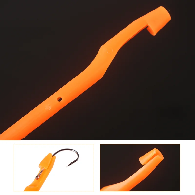Gancho de pesca en roca, recogedor de carpa, herramientas de pesca de plástico, dispositivo de desacoplamiento, accesorios pequeños de pesca en el mar, suministros de pesca, 1 unidad - imagen 3