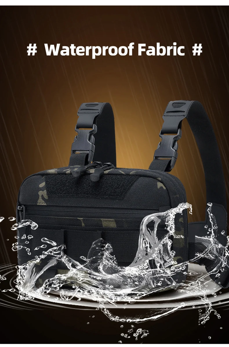 Resistente al agua y duradera Esta mochila táctica es perfecta para las aventuras al aire libre