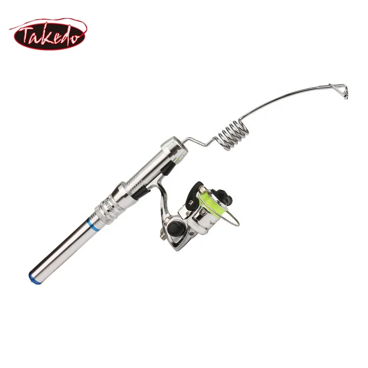 TAKEDO IZ-XM gran oferta Matel Mini caña de pescar en hielo ultrapequeña juego de cañas de pescar de invierno equipo de pesca en hielo - imagen 5