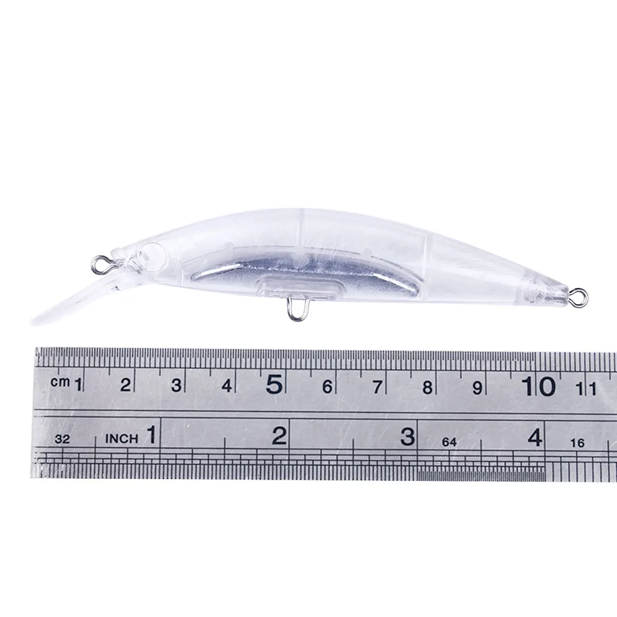 Señuelo de pesca de pececillos en blanco sumergido, cebo duro de plástico Artificial, aparejos de pesca sin pintar, Jerkbait wobbler, 10,5 cm - imagen 3