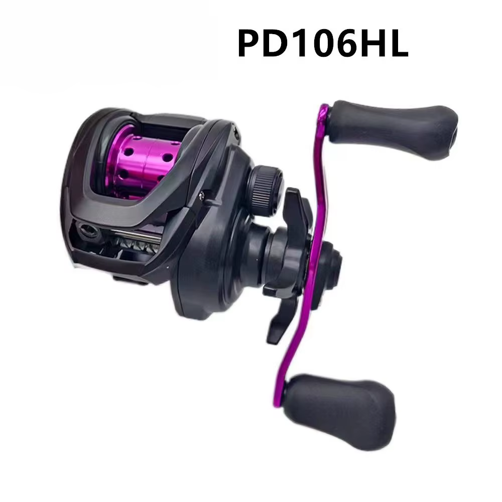Carrete de pesca PD106HL – Lanzado de larga distancia para mar y río - imagen 3