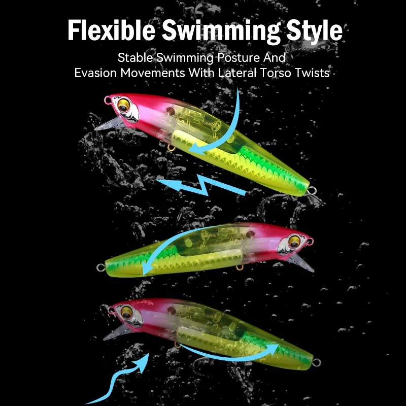 Leydun Señuelo Hundido Minnow 95mm 21g – Para lucio y lubina - imagen 5