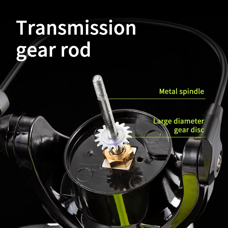 Carrete de pesca Rooblinos MX, carrete totalmente de Metal con agarre para agua salada y agua dulce, adecuado para cualquier especie de pescado, carrete giratorio - imagen 4