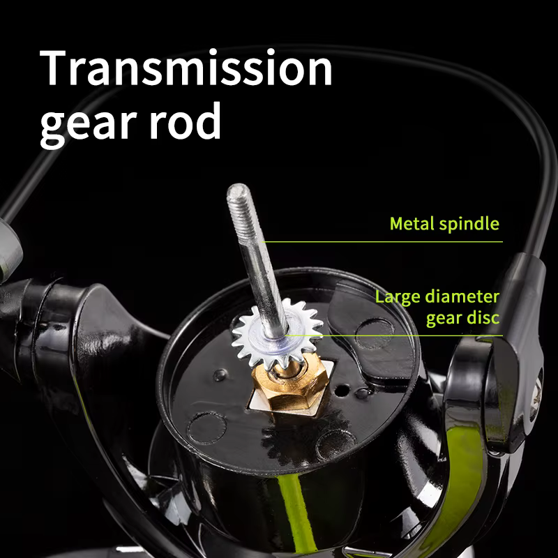 Carrete de pesca Rooblinos MX, carrete totalmente de Metal con agarre para agua salada y agua dulce, adecuado para cualquier especie de pescado, carrete giratorio - imagen 3