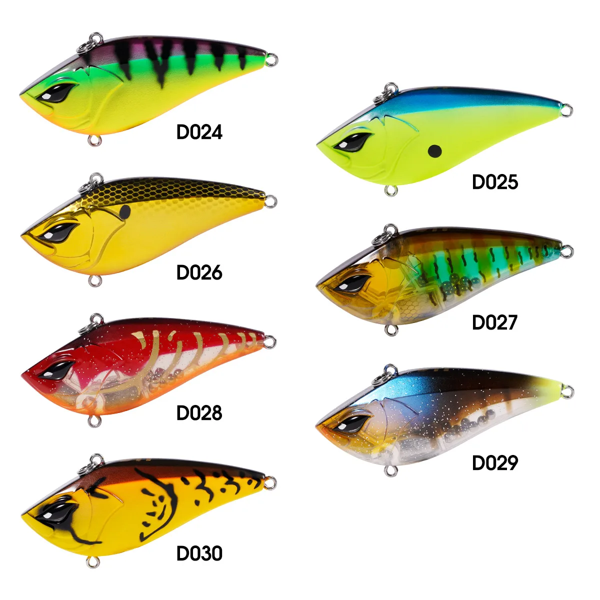 NOEBY-señuelo de pesca Crankbait sin labios, 7cm, 17,3g, sonajero que se hunde, vibración, Wobbler, cebo duro Artificial para perca, señuelo de pesca - imagen 3