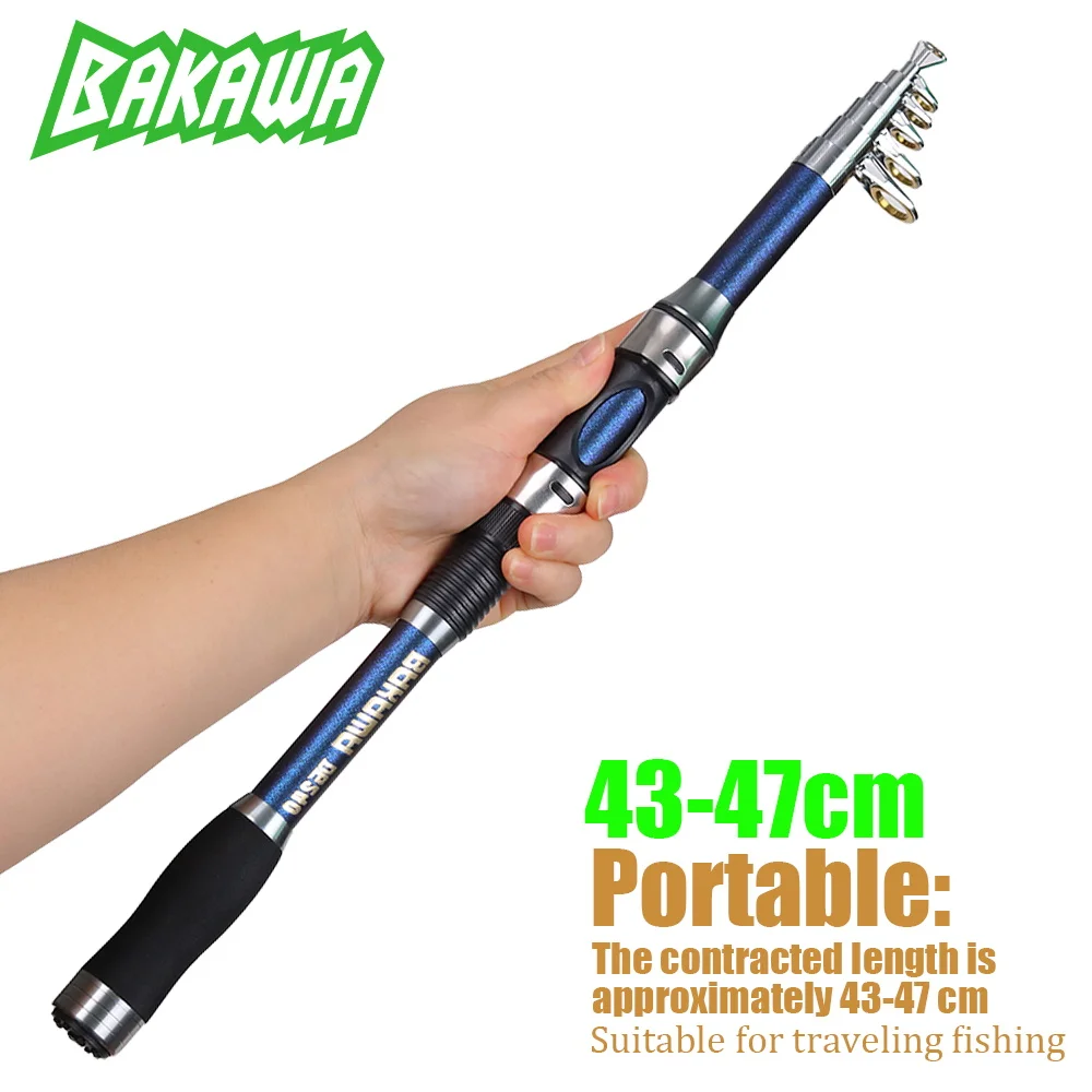Caña telescópica de spinning mar ultraligera 3-6 kg con carrete - imagen 3