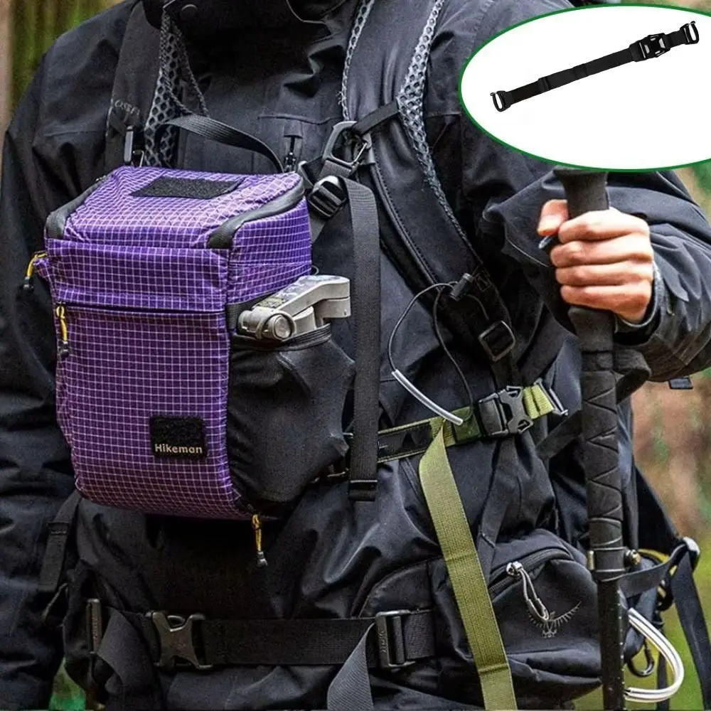 Correas para equipos al aire libre de 18,5 ~ 49,5 cm, correa de encuadernación de 6 colores, correas resistentes al desgaste, diámetro ajustable de 2,5 cm - imagen 2