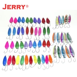 Conjunto de Señuelos de Pesca de agua dulce Jerry, Kit de señuelo de cuchara de trucha, surtido, Spinner de Metal, venta al por mayor
