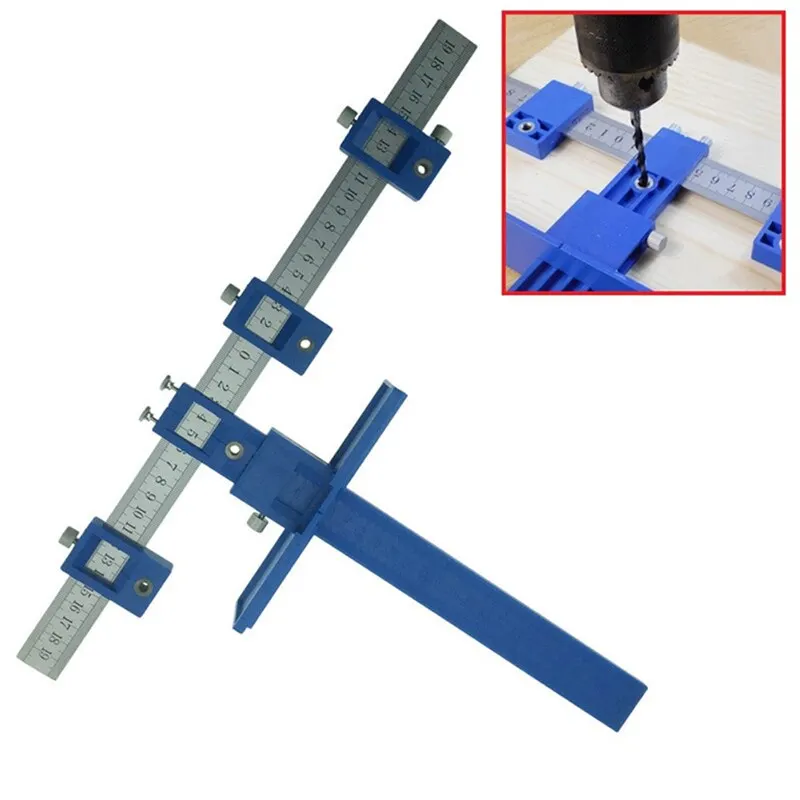 Taladro multifunción localizador de perforadora ajustable para muebles