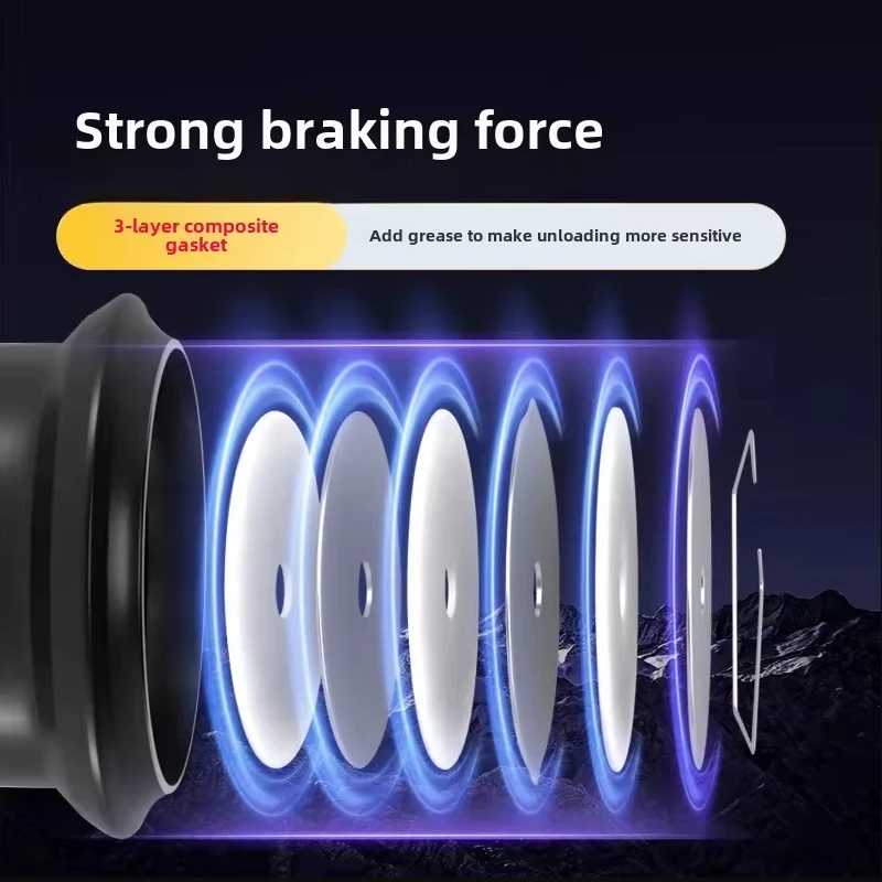 Carrete de pesca de segunda generación, carrete de Metal, rueda de movimiento de arrastre máximo de 8kg, boca doblada giratoria, rueda de pesca de copa poco profunda de fundición larga - imagen 3