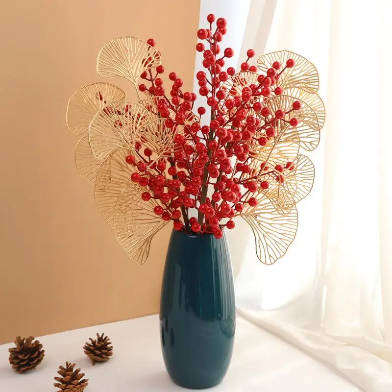 Berry Simulation – Bayas Artificiales para Decoración Navideña