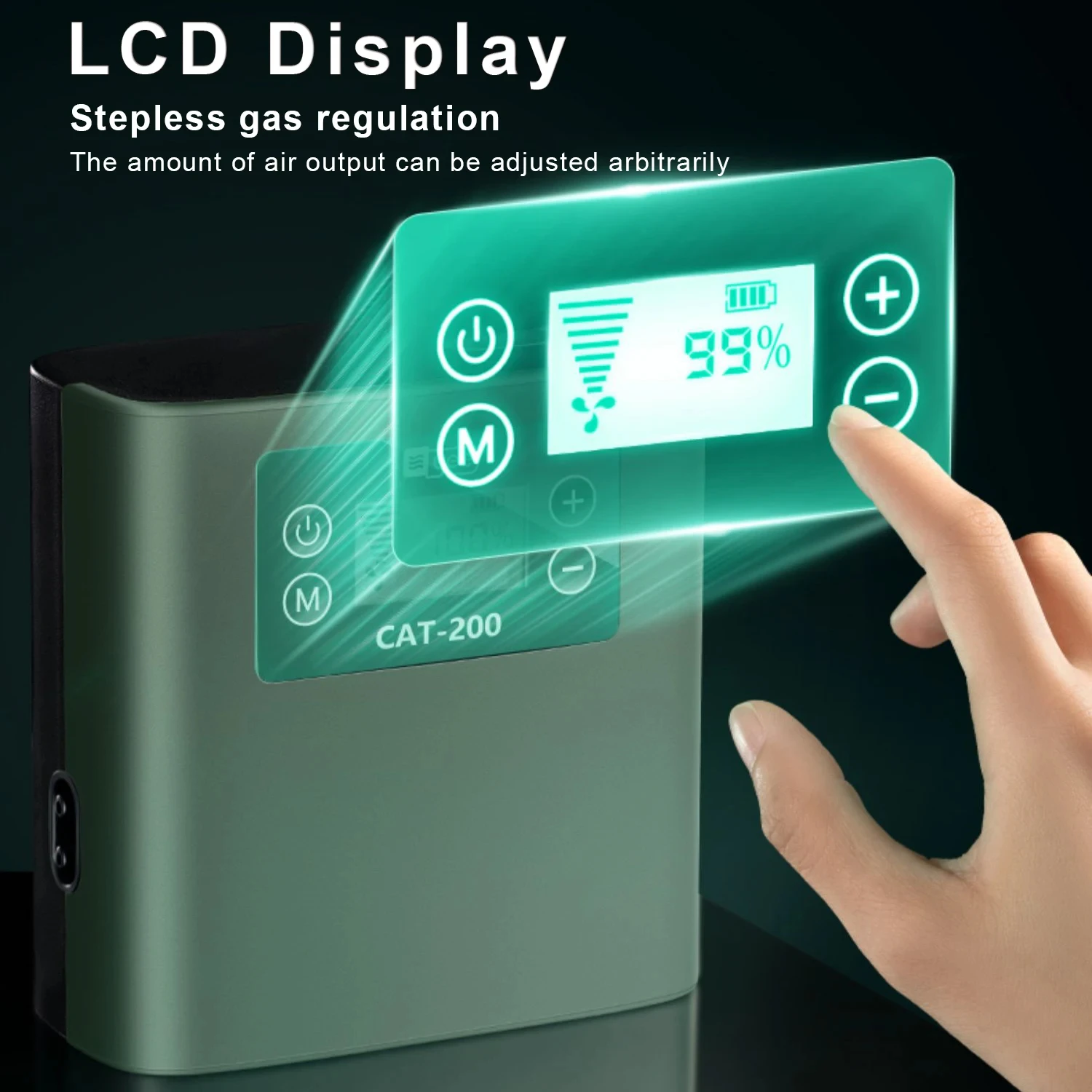 Aireador de acuario ultra silencioso, batería de litio para pesca al aire libre, bomba de oxígeno para peces vivos, recargable, portátil de alta potencia - imagen 4