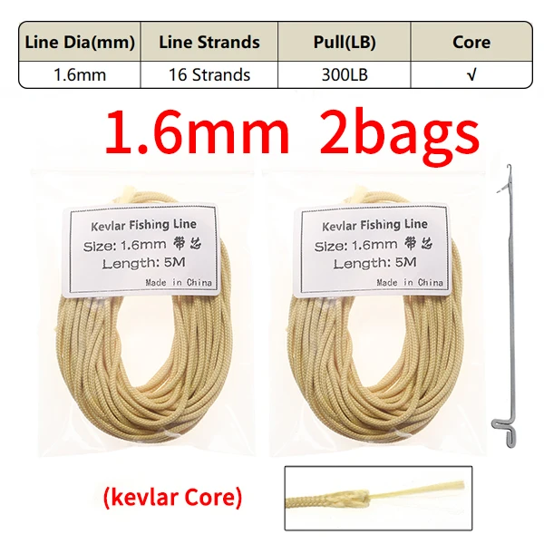 1.6mm 2bags