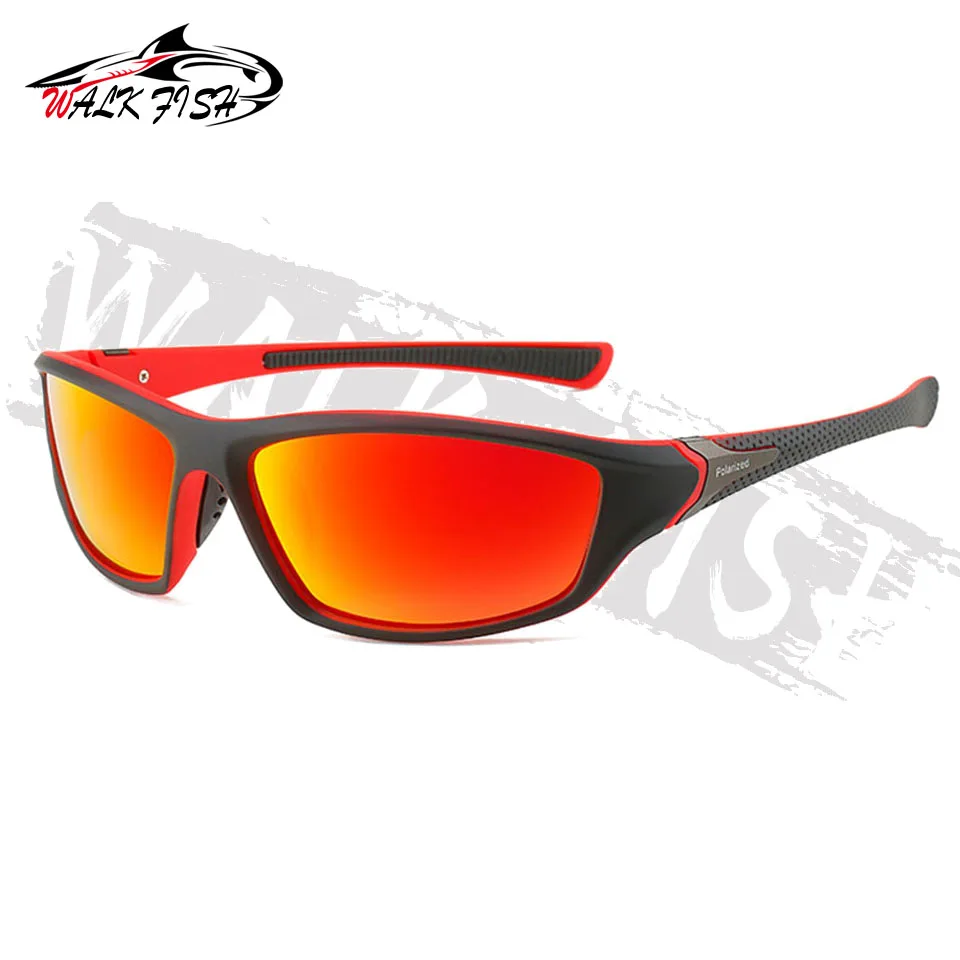 WALK FISH-gafas polarizadas de pesca para hombre, lentes de sol Unisex para deportes al aire libre, correr, senderismo, conducir, UV400 - imagen 4