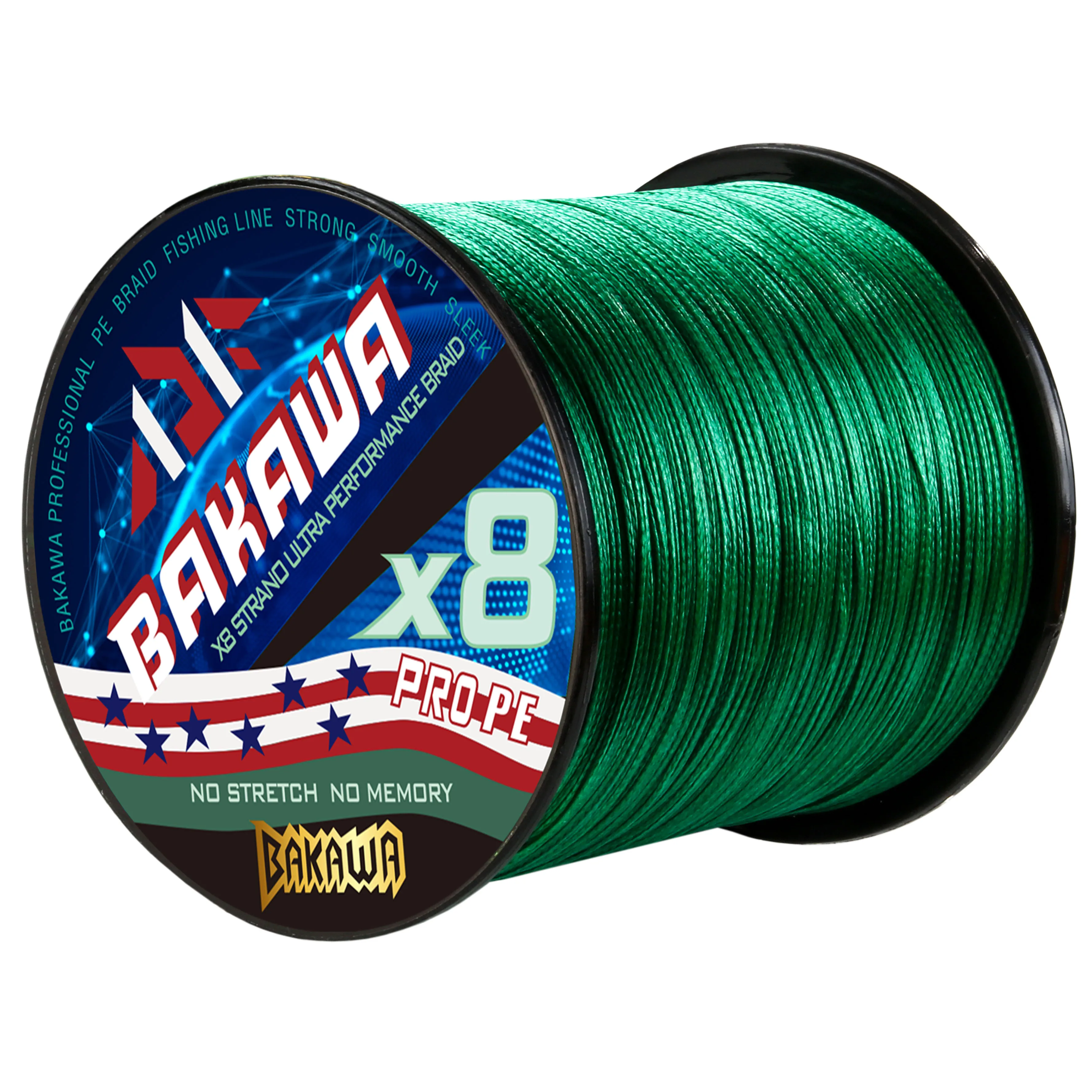 BAKAWA 8 hebras 300M hilo de pescar trenzado multifilamento PE para accesorios de pesca equipo de pesca suministros de pesca de carpa nuevo - imagen 5