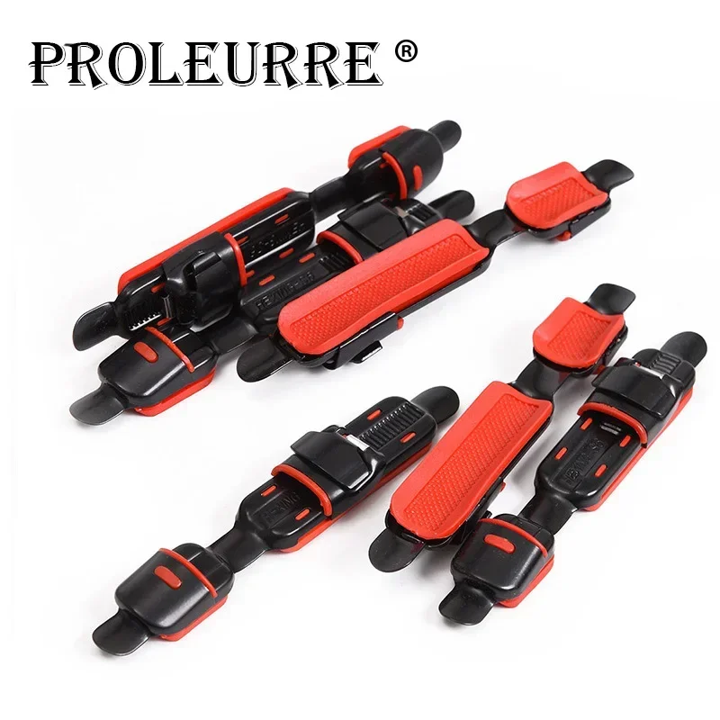 Varillas de Clip para asiento de carrete de Metal rojo, con almohadilla de goma, rueda de pesca, accesorios de herramientas de pesca, 1 ud. - imagen 2