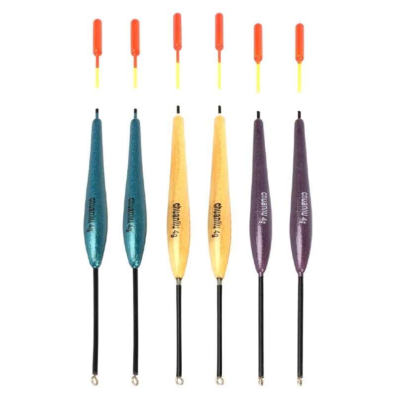 Flotador de pesca rocoso Barguzinsky Fir, 10 piezas, 4g, flotabilidad, llamativa cola corta, adecuado para Sea Creek, accesorios de equipo de pesca - imagen 4
