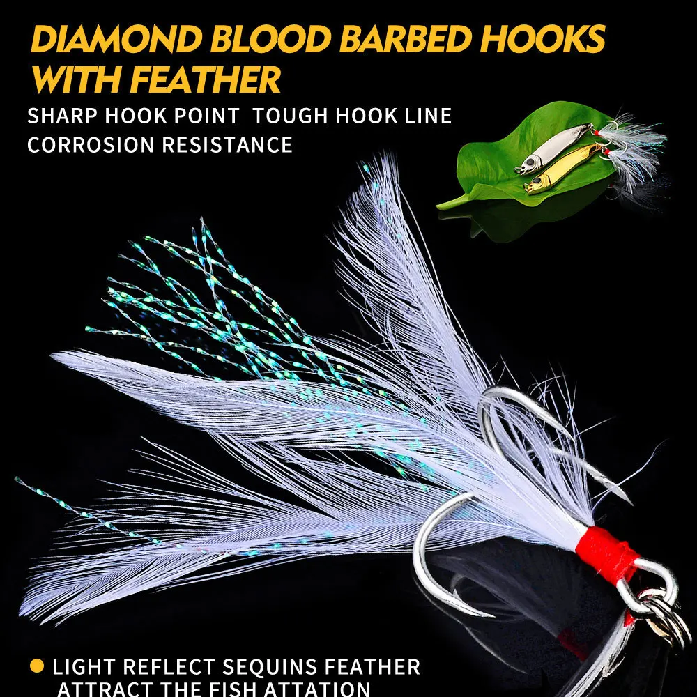 Señuelo de Pesca de plantilla de cuchara giratoria de Metal 10/15/20/28/35g, cebo Artificial duro que se hunde, Pesca de oro/plata para Lucio, lubina, aparejos de Pesca - imagen 5