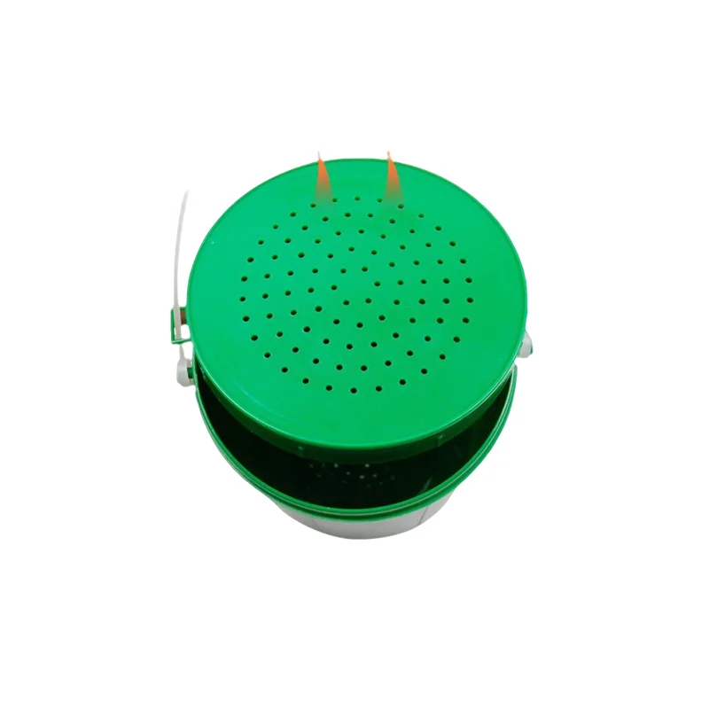 Cubo plástico transpirable portátil para cebo vivo y señuelos - imagen 5
