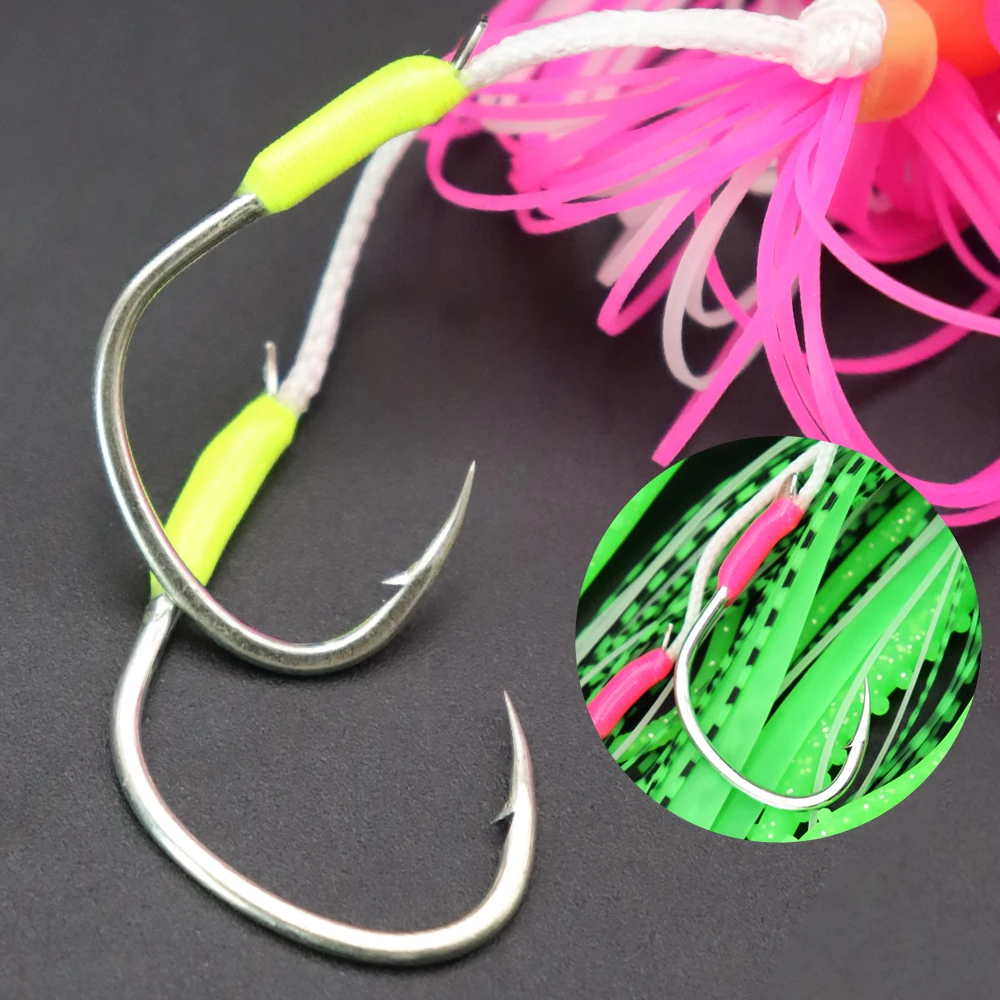 ZYZHE Jig Luminoso Señuelo pulpo suave para pesca en barco - imagen 5