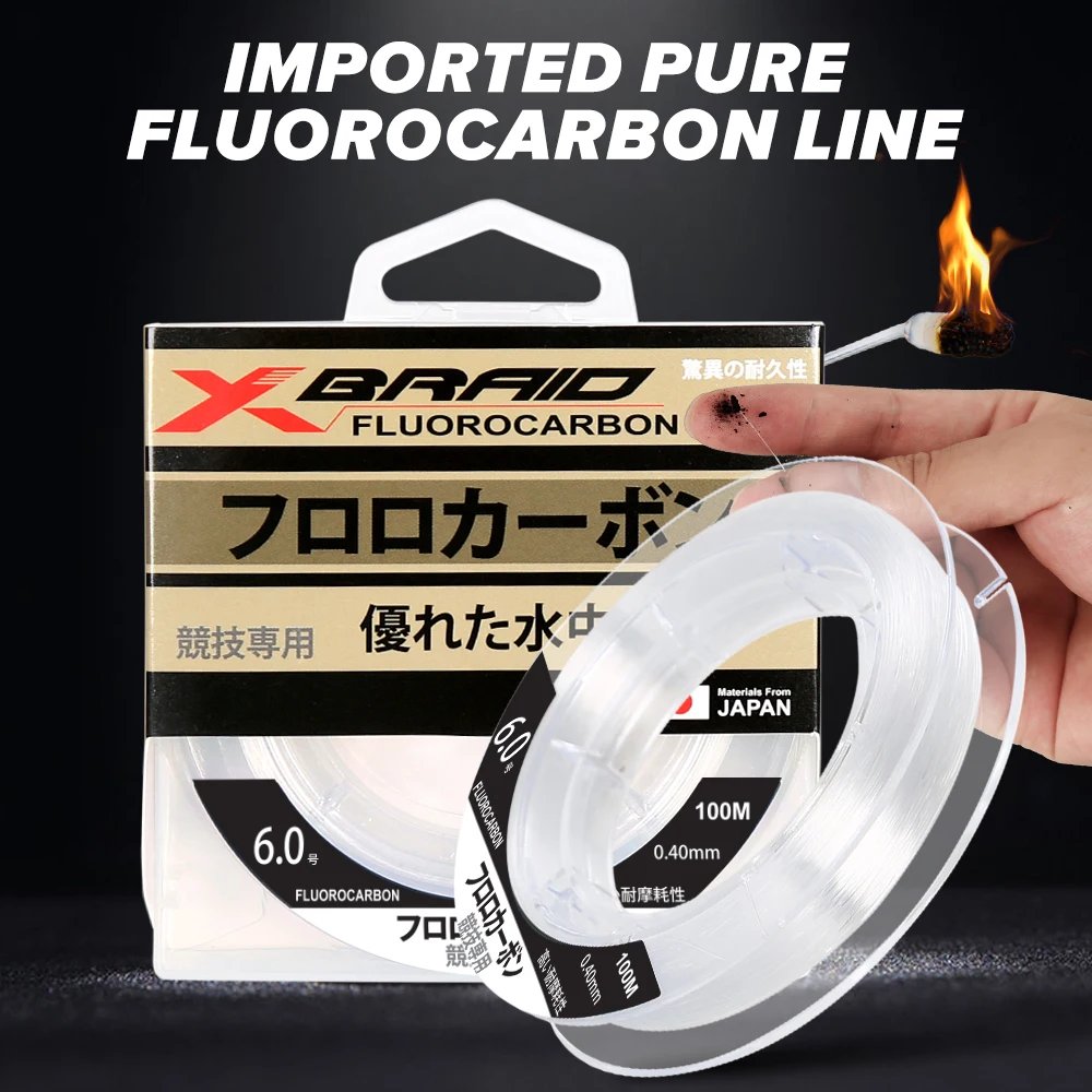 Línea fluorocarbono de alta resistencia – Invisible para pesca - imagen 4