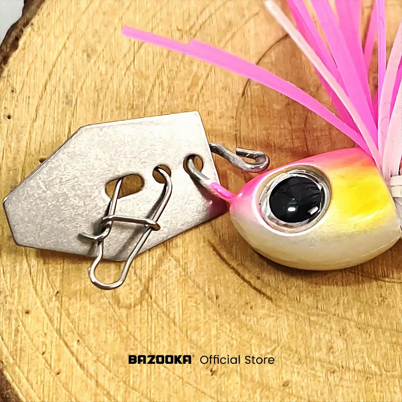 Bazooka-cebo de alambre giratorio, juego de Señuelos de Pesca, Spinner, gancho de Metal, cuchara, Wobblers, lubina Artificial, lentejuelas, Lucio, carpa, hielo, invierno - imagen 3