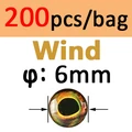 200pcs 6mm WIND