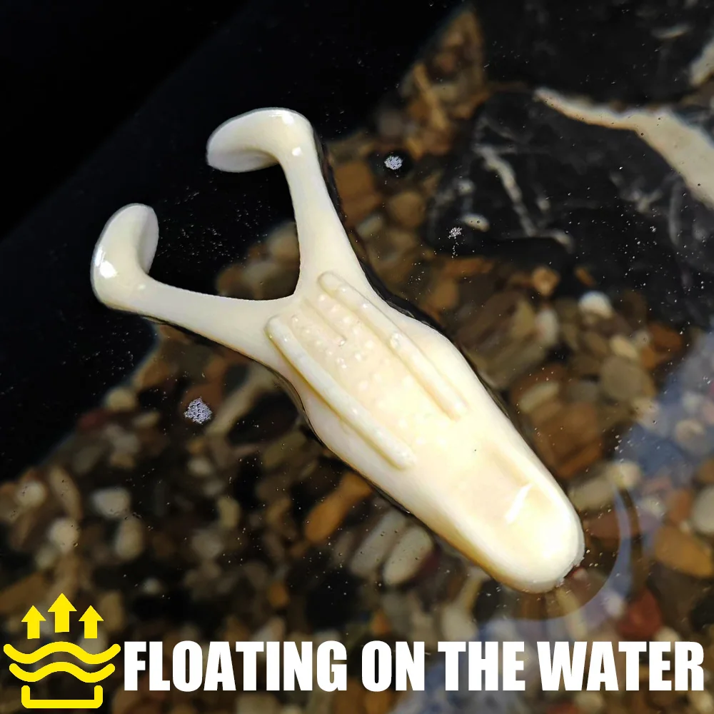 PEAK-señuelo flotante de rana Topwater, señuelo de pesca de trueno de silicona, cebo suave de doble hélice, Wobbler Artificial para pesca - imagen 3