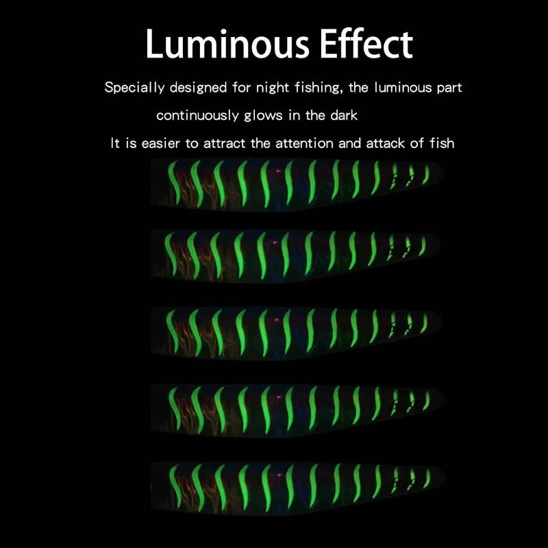 Señuelo de pesca de plantilla de Metal, 40g, 60g, 80g, 100g - imagen 5