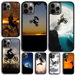 Funda de teléfono Freestyle Motocross Sport para iPhone 17 Air 15 16 14 11 12 13 Pro MAX Plus