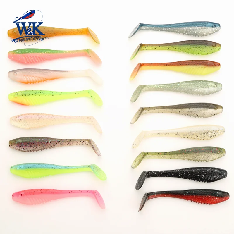Goggle Shad 4,1 "Swimbait 10,5 cm señuelo de pesca en 5 uds/pk colores UV señuelo de Lucio de agua dulce cebo de pesca de lubina señuelo suave Zander Rig - imagen 3