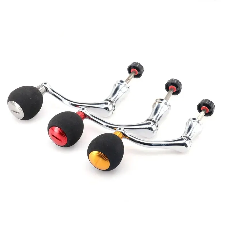 Rueda giratoria de Metal rojo y dorado, mango de reequipamiento EVA, fuerte y suave, novedad de 2024 - imagen 5