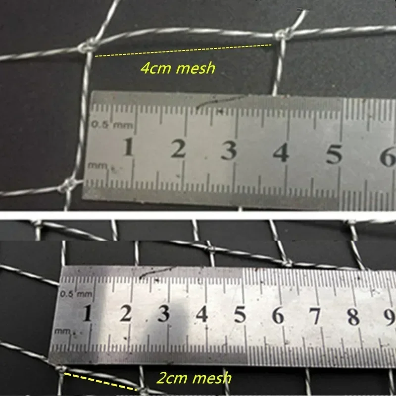 Red de aterrizaje de repuesto de línea de nailon multifilamento fuerte, diámetro de 40cm a 100cm, accesorios de red de inmersión, equipo de red de pesca, red Turck - imagen 3